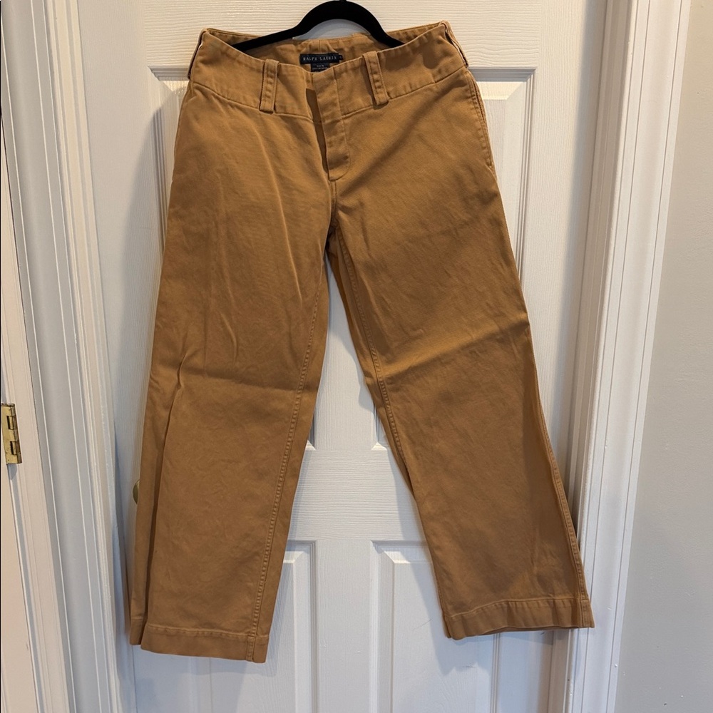 Polo Ralph Lauren Women's Tan Boot Cut Pants
